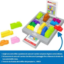 RAVENSBURGER thinkfun rush hour junior – gioco di logica per bambini, 1+ giocatori, 5+ anni><noscript><img width=