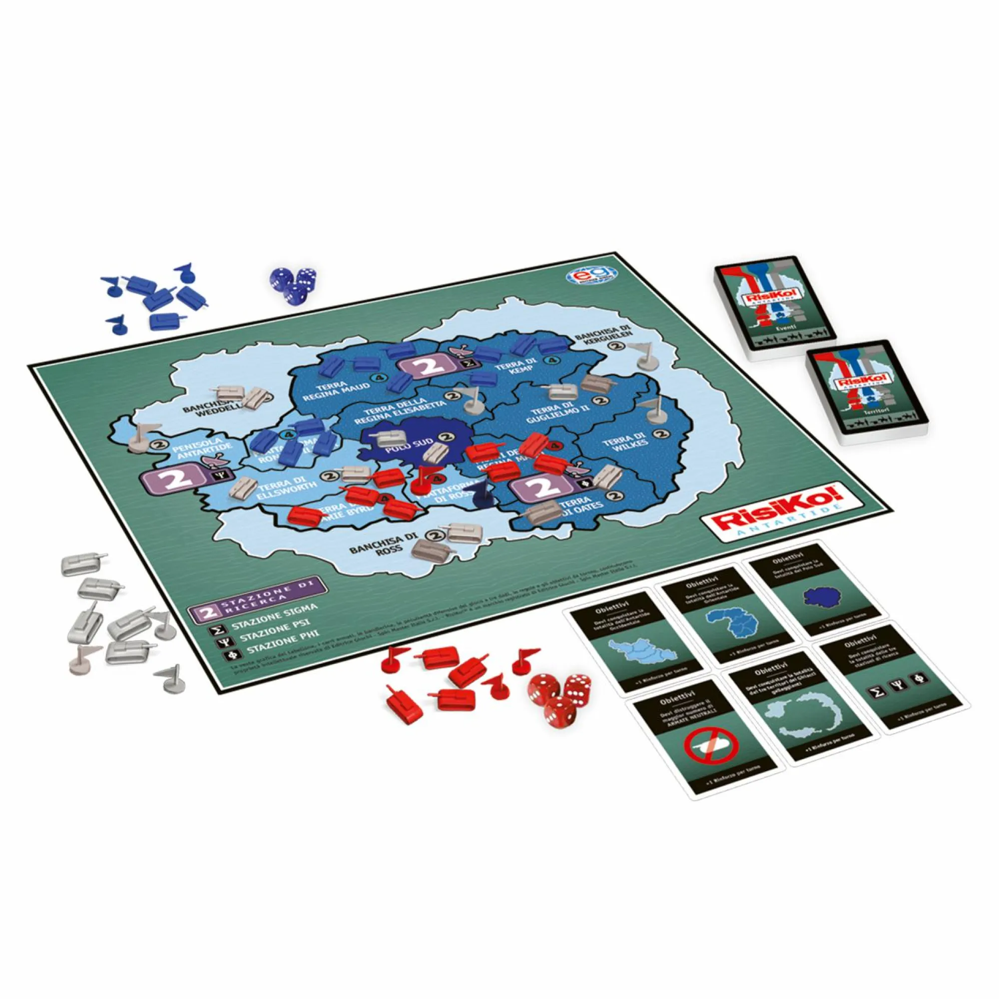 RISIKO ! antartide, a due giocatori> Giochi Da Tavolo Per Adulti E Carte Collezionabili|Giochi Di Strategia