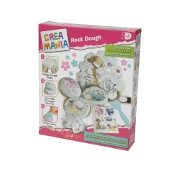 CREA MANIA Rock dough – composto modellabile asciugatura veloce – include magneti e stickers – età 3+ –><noscript><img width=
