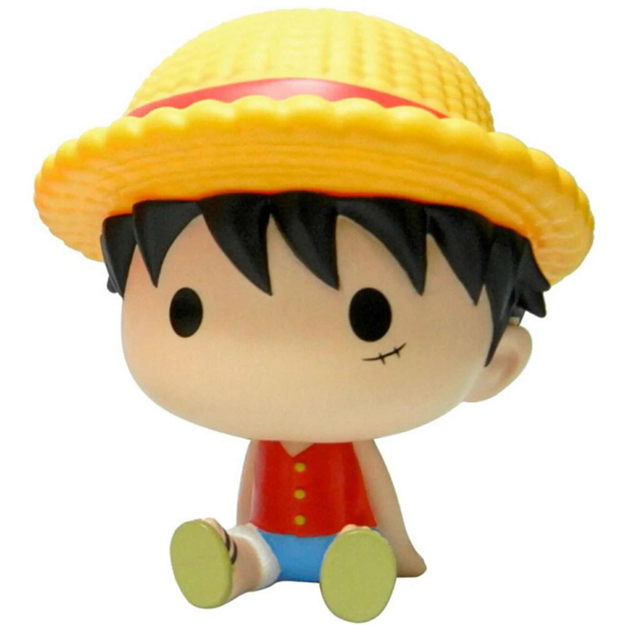 ONE PIECE Salvadanaio monkey d. luffy chibi plastoy pop colorato – collezione vivace e adorabile> Gadget E Idee Regalo Per Adulti|Gadget