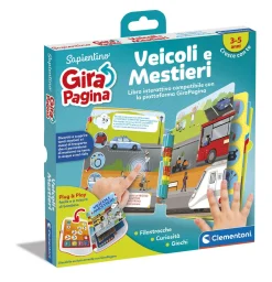 SAPIENTINO – girapagina libro veicoli e mestieri> Primi Apprendimenti