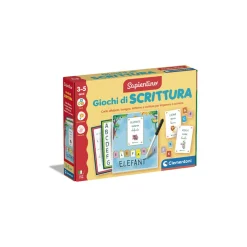 SAPIENTINO giochi di scrittura – gioco educativo per imparare a scrivere: set di lavagne cancellabili e carte illustrate – clementoni> Primi Apprendimenti