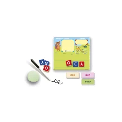 SAPIENTINO imparo a scrivere – kit montessori per imparare a scrivere e leggere – gioco educativo per bambini 3+><noscript><img width=