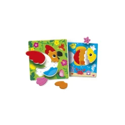 SAPIENTINO logic gioco educativo – impara numeri e colori con puzzle di animali – clementoni> Primi Apprendimenti