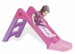 SUN&SPORT Scivolo per bambini, 3 gradini antiscivolo, verde e rosa, massimo supporto di 30 kg, facile e veloce da montare – disponbile in verde e rosa><noscript><img width=
