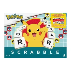 MATTEL GAMES Scrabble pokémon, il gioco da tavolo delle parole crociate con 50 sfide dei personaggi pokémon> Giochi In Scatola Per Famiglia