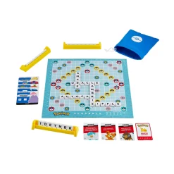MATTEL GAMES Scrabble pokémon, il gioco da tavolo delle parole crociate con 50 sfide dei personaggi pokémon><noscript><img width=
