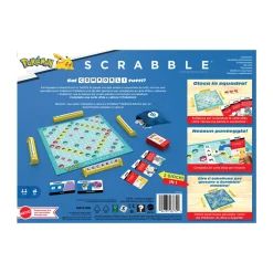 MATTEL GAMES Scrabble pokémon, il gioco da tavolo delle parole crociate con 50 sfide dei personaggi pokémon><noscript><img width=