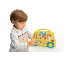 Chicco Scuolabus parlante abc, centro attivita’ bilingue, 9 – 36 mesi><noscript><img width=