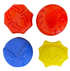 Avengers Secchiello spiderman cm 18 con innaffiatoio, setaccio, paletta, rastrello e formina> Giocattoli Mare