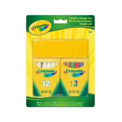 CRAYOLA Set 24 gessi e cimosa> Cancelleria E Accessori