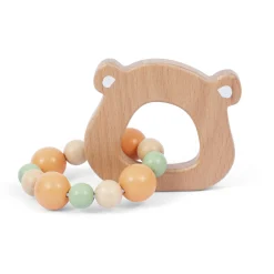 WOOD 'N' PLAY Set bebè 4 attività wood ‘n’ play – gioco educativo in legno naturale per sviluppo sensoriale><noscript><img width=