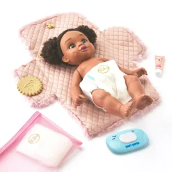 FAO Schwarz Set borsa fasciatoio deluxe in pelliccia sintetica per bambole fao baby><noscript><img width=