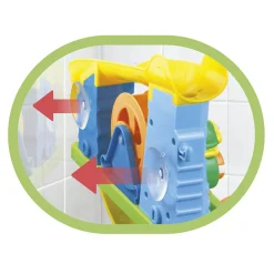 SUPERSTAR Set da vasca per bambini con squaletto interattivo e gioco con scivoli – divertimento in acqua con pesciolini inclusi><noscript><img width=