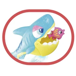 SUPERSTAR Set da vasca per bambini con squaletto interattivo e gioco con scivoli – divertimento in acqua con pesciolini inclusi><noscript><img width=