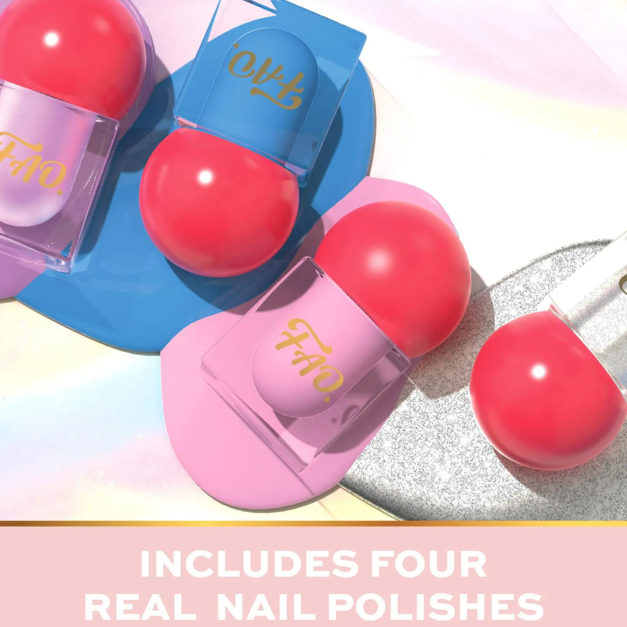 FAO Schwarz Set di 4 rossetti colorati e sicuri per bambini> Moda, Gioielli, Decorazioni, Cosmetici