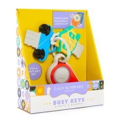 FAO Schwarz Set di chiavi giocattolo con luci colorate e suoni divertenti><noscript><img width=