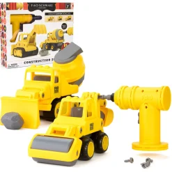 FAO Schwarz Set di costruzioni meccaniche take-a-part construction zone> Set Costruzioni