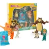 MASHA & ORSO Set personaggi masha e orso – 7 mini figure, 1 luminoso a sorpresa – 5-7 cm> Mini Dolls