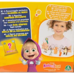 MASHA & ORSO Set personaggi masha e orso – 7 mini figure, 1 luminoso a sorpresa – 5-7 cm><noscript><img width=
