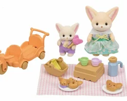 SYLVANIAN FAMILIES Set picnic al sole – sorella e bebè volpe fennec -personaggi e playset del meraviglioso mondo> Mini Dolls