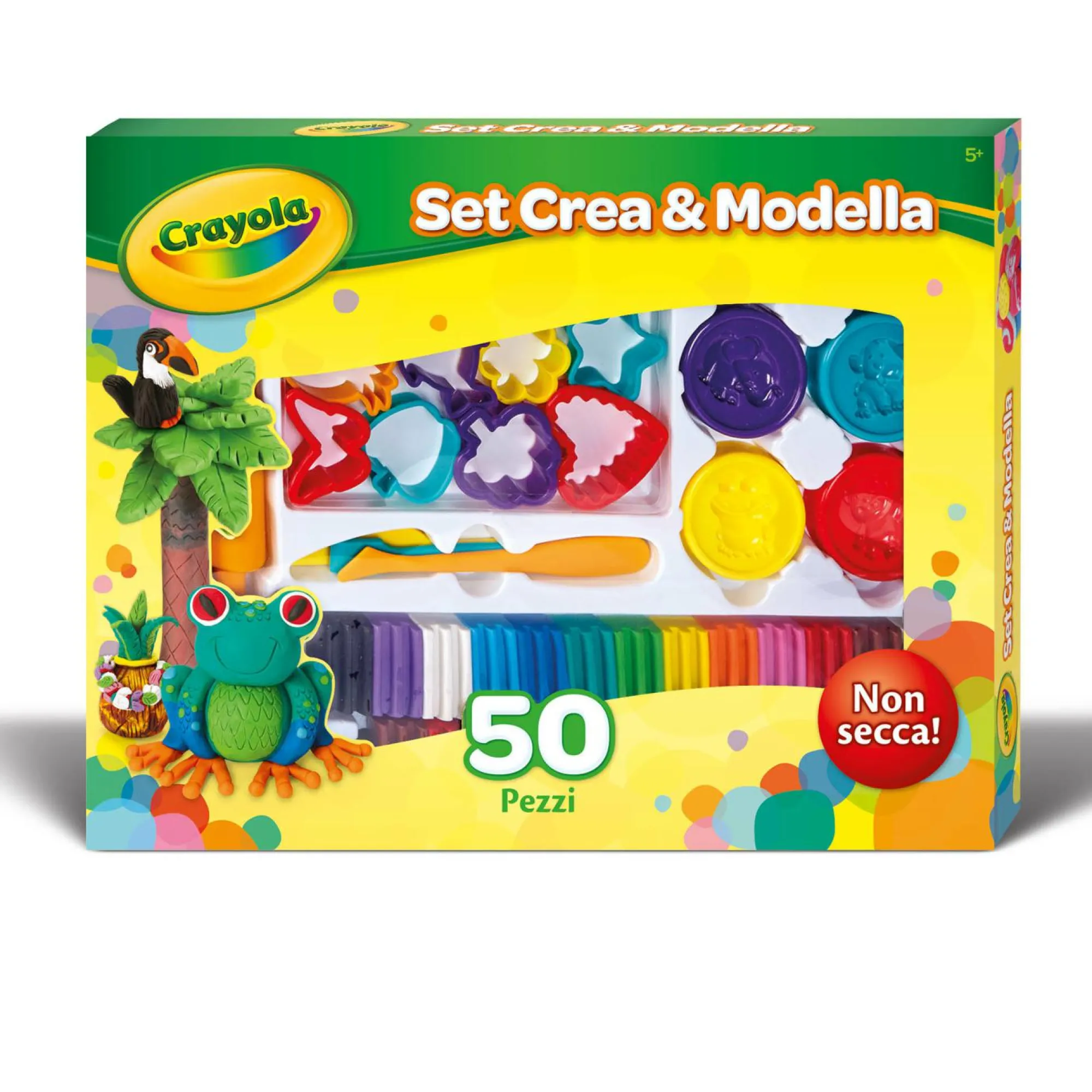 CRAYOLA Set plastilina crea&modella 50 pezzi> Plastilina E Pasta Modellabile