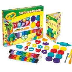 CRAYOLA Set plastilina crea&modella 50 pezzi> Plastilina E Pasta Modellabile