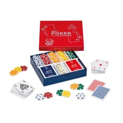 -- No Brand -- Set poker completo dal negro – 125 fiches, 2 mazzi di carte e 5 dadi inclusi> Giochi Di Carte
