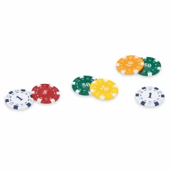 -- No Brand -- Set poker completo dal negro – 125 fiches, 2 mazzi di carte e 5 dadi inclusi><noscript><img width=