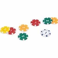 -- No Brand -- Set poker professionale con 125 fiches in plastica abs – gioco da tavolo per adulti><noscript><img width=