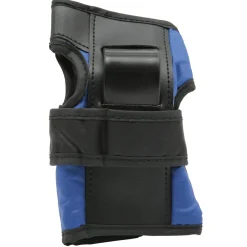 SUN&SPORT Set protezioni blu per pattinaggio, bici e altre attività sportive – regolabili, adatti a bambini fino a 50 kg> Accessori Per Attività Sportive