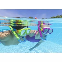 Bestway Set  snorkeling freestyle, 7-14 anni, 2 colori assortiti, protezione uv, lenti in policarbonato><noscript><img width=