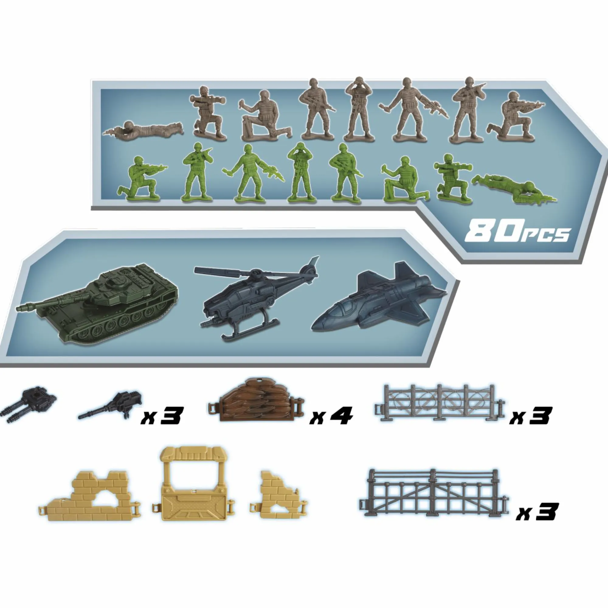 INVINCIBLE HEROES Set soldatini> Action Figures