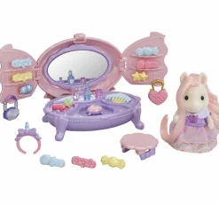 SYLVANIAN FAMILIES Set vanity dei pony – personaggi e playset del meraviglioso mondo> Mini Dolls