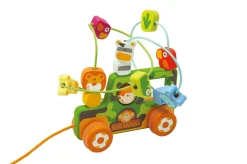 Trudi Sevi – labirinto con ruote safari> Giochi Educativi In Legno