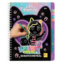 LISCIANI Sketchbook scratch reveal pawtastic di gabby  –  blu – gabby’s dollhouse> Kit Artistici E Pittura