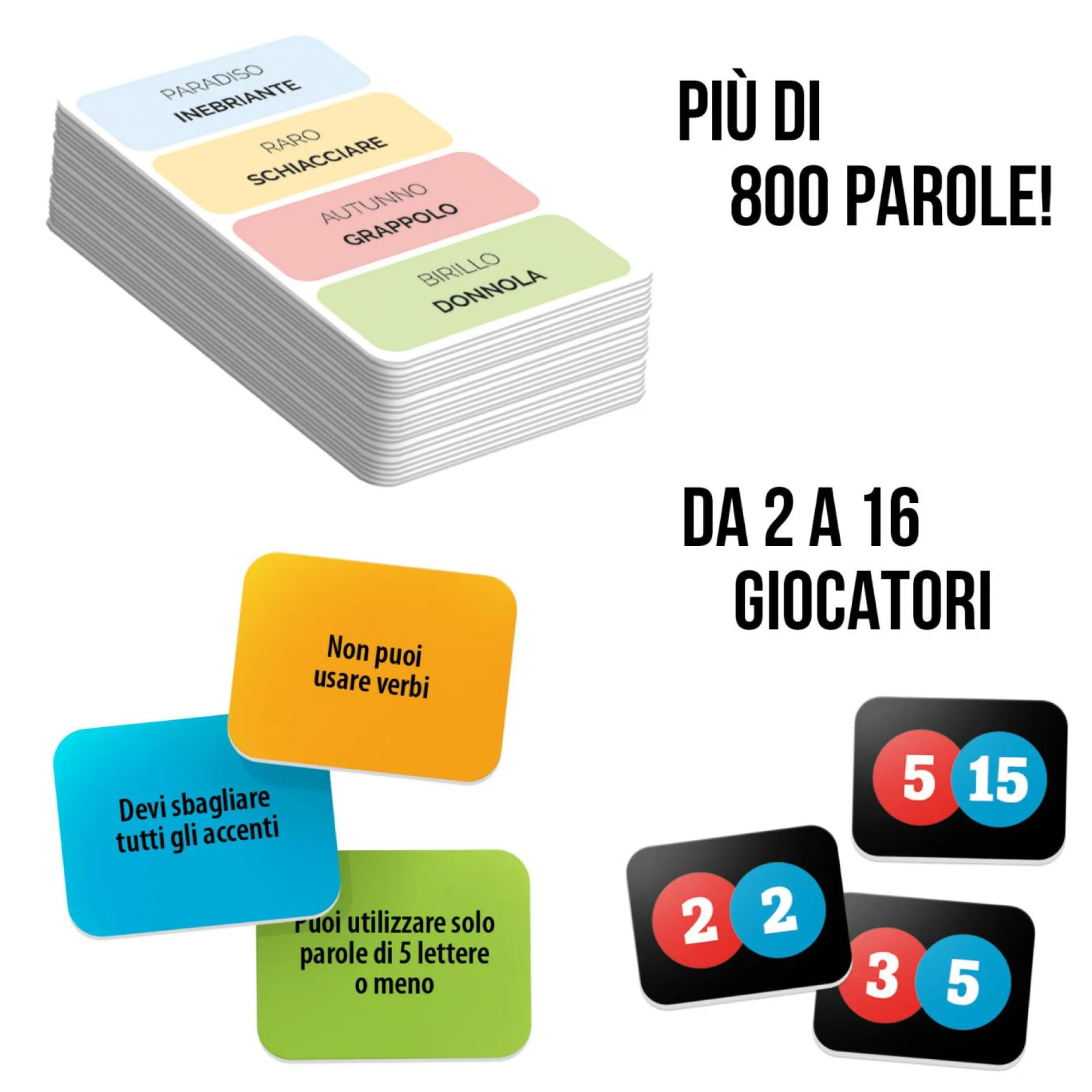 LUDIC Slalom parola.il gioco della parole proibite e obbligate.made in italy> Giochi Da Tavolo Per Adulti E Carte Collezionabili|Primi Apprendimenti