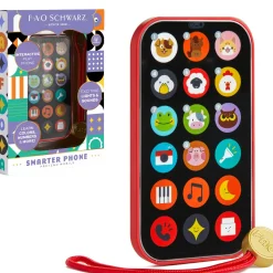 FAO Schwarz Smartphone interattivo giocattolo per bambini dai 18 mesi> Giochi Musicali