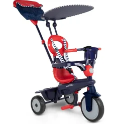 SUN&SPORT Smartrike vanilla 4 in 1 triciclo per bambini dai 15 mesi con maniglione direzionale touch steering e equipaggiamento di sicurezza – blu navy> Tricicli E Balance Bikes