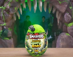 Smashers mega jurassic light up dino egg> Action Figures