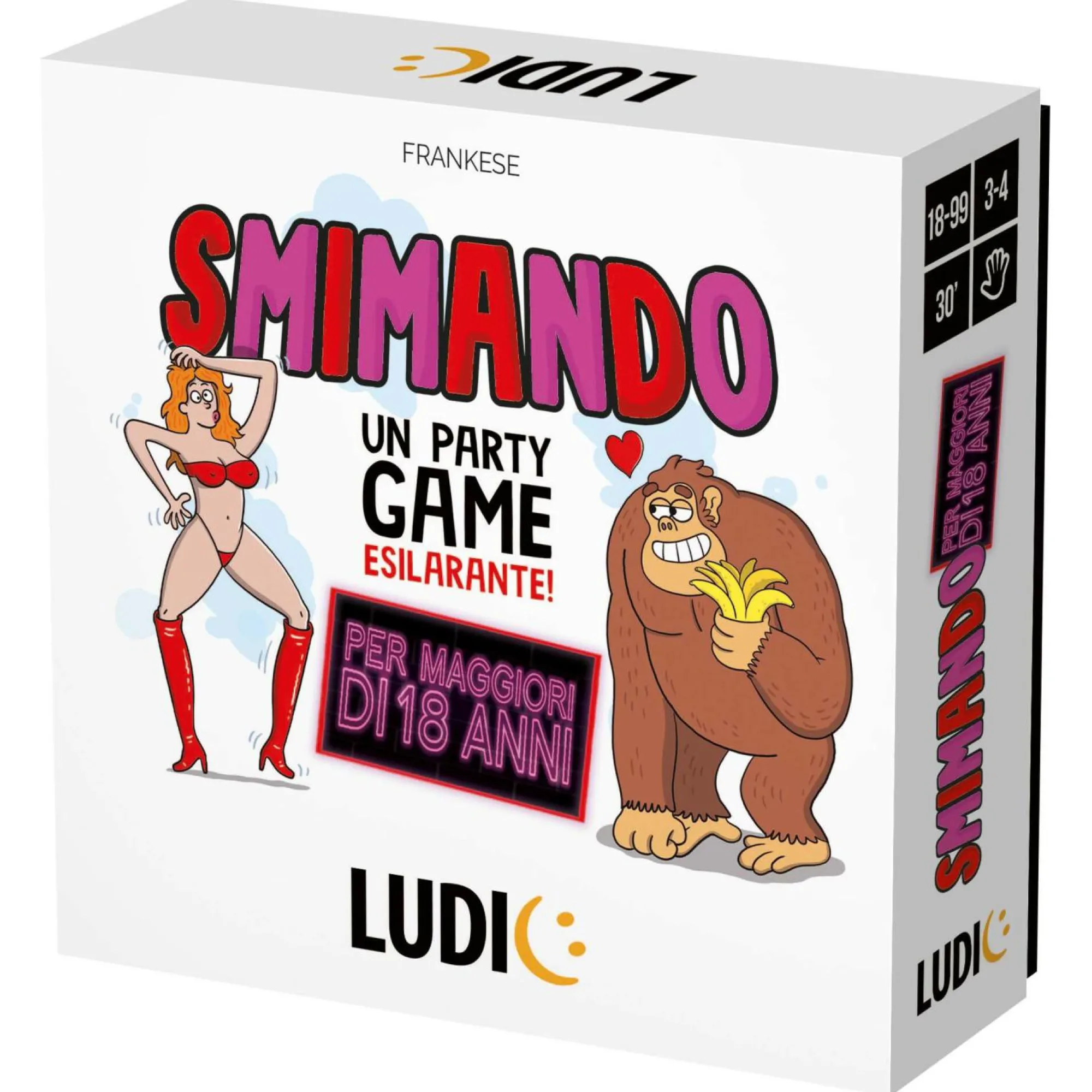 LUDIC Smimando 18.un party game esilarante!made in italy> Giochi Da Tavolo Per Adulti E Carte Collezionabili|Primi Apprendimenti