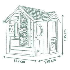 SMOBY – casetta garden house con accessori giardinaggio – life><noscript><img width=