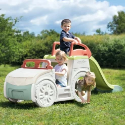 SMOBY life adventure car – auto multiattività per bambini 18+ mesi – scivolo, postazione guida e sabbiera><noscript><img width=