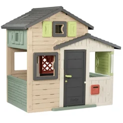 SMOBY life casetta evo playhouse – casetta da giardino spaziosa e interattiva -3+> Casette Per Bambini