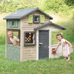 SMOBY life casetta evo playhouse – casetta da giardino spaziosa e interattiva -3+><noscript><img width=