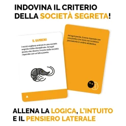 LUDIC Società segrete – scopri i codici nascosti e allena il pensiero laterale! un party game divertentissimo, che allena la logica e il pensiero laterale.><noscript><img width=