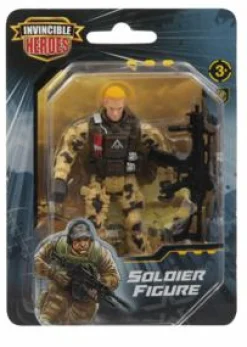 INVINCIBLE HEROES Soldatino con arma> Action Figures