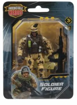 INVINCIBLE HEROES Soldatino con arma> Action Figures