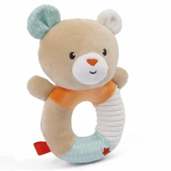 BABY SMILE Sonaglino anello soft orsetto benny> Trillini E Sonagli