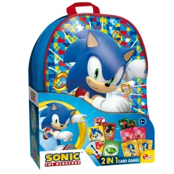 Sonic 2 in 1 card games in a backpack> Giochi Di Carte